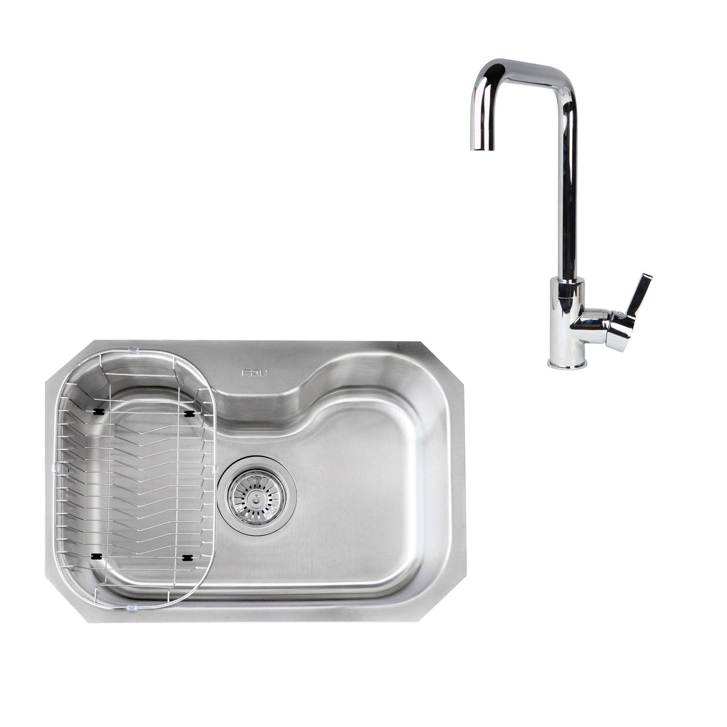 Kit Lavaplatos Small Acqua Bajo Cubierta + Grifería Futura FDV-Kitchen Center