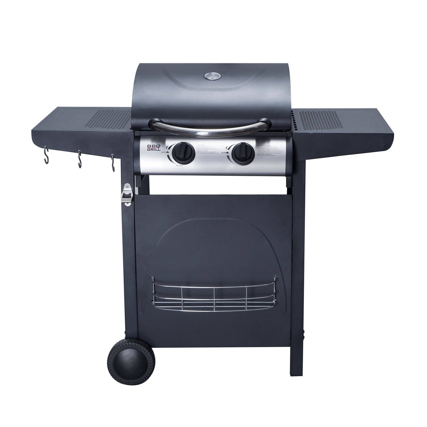 Parrilla Houston 2 Quemadores Pro BBQ201GCPRO BBQ Grill2#Negro