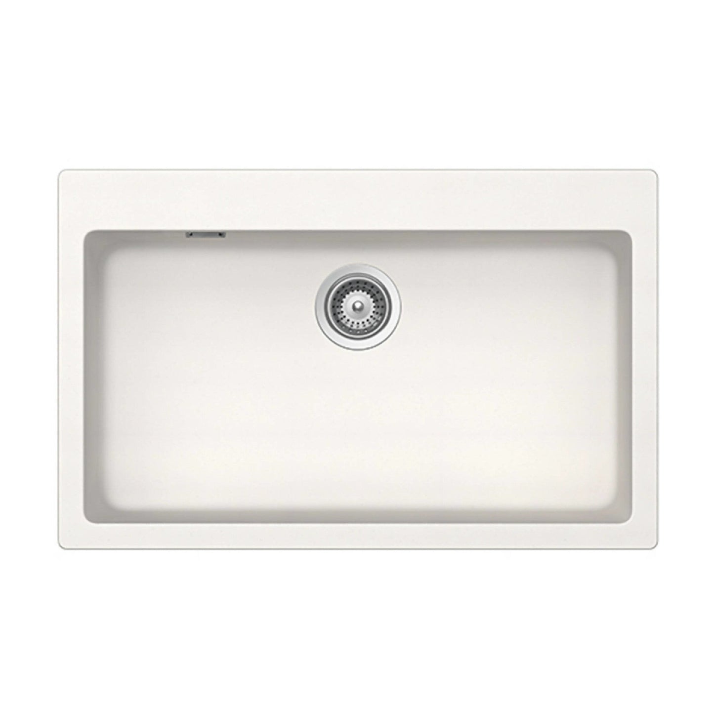 Lavaplatos Bajo/Sobre Cubierta Cuarzo Signus N 100 XL Schock3#Blanco