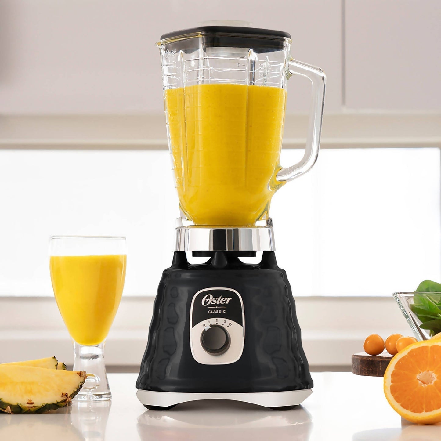 Licuadora Clásica Perilla Ergonómica 3 Velocidades Oster7#Negro