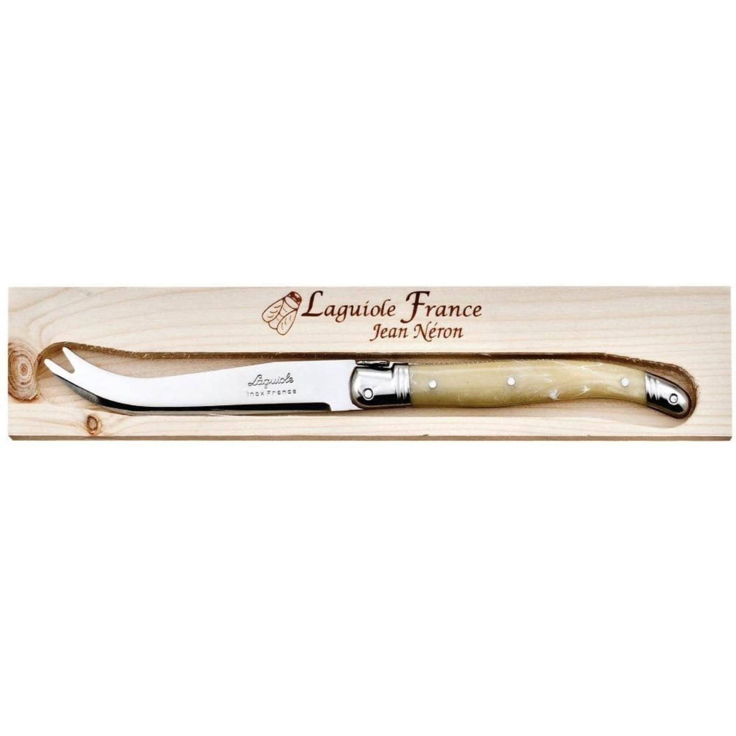 Cuchillo Queso Mármol Jean Nerón Laguiole1#Beige