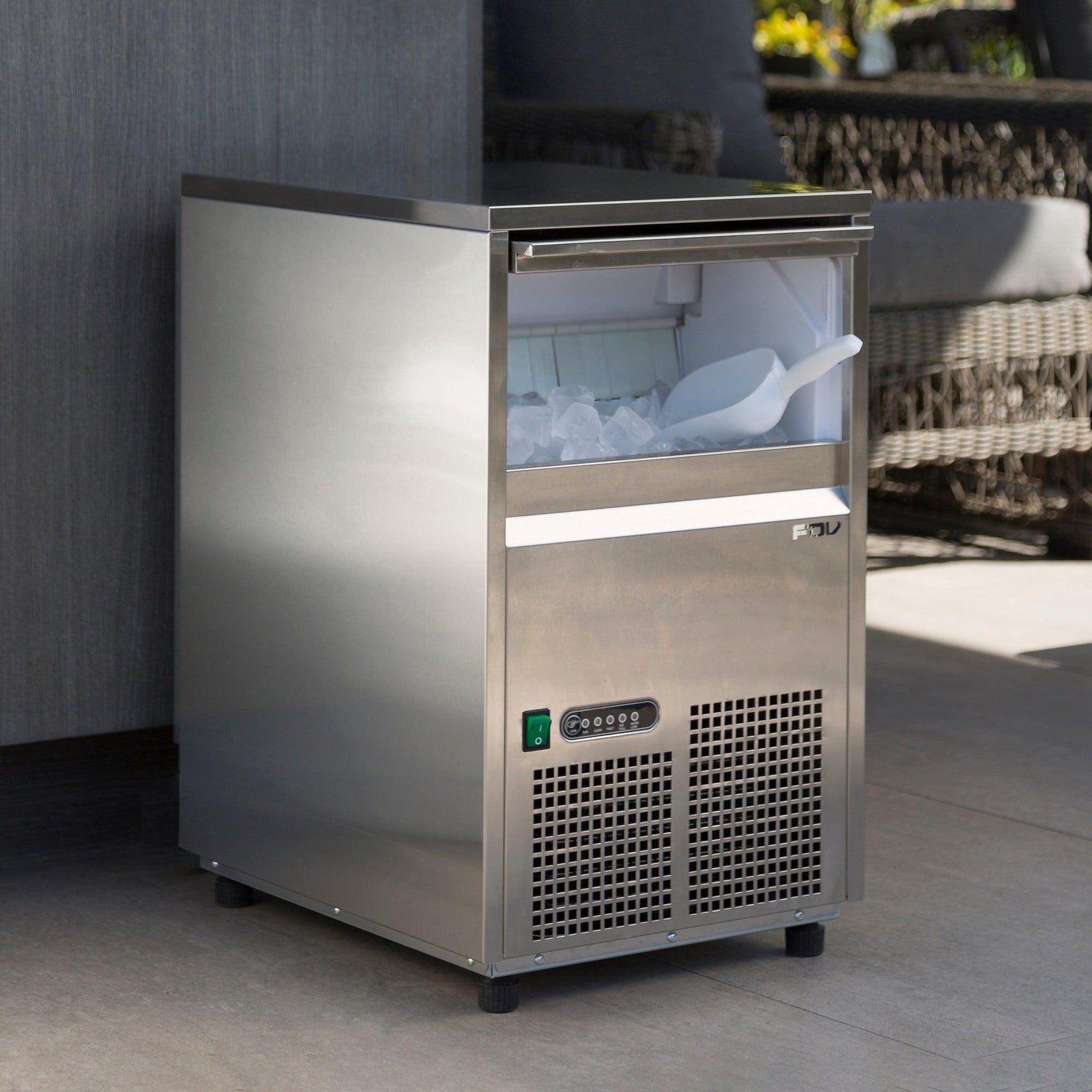 Máquina de Hielo 22 kg al Día Icemaker FDV - Caja Dañada-Máquinas de Hielo