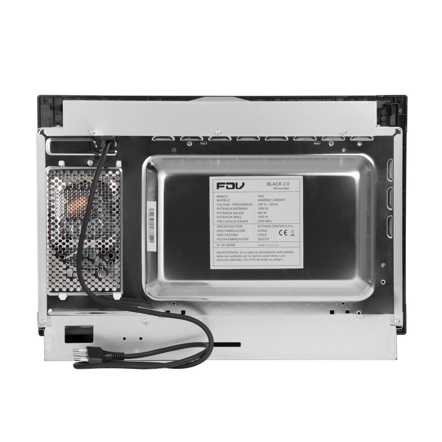 Microondas Black 2.0 24 Lts FDV - Caja Dañada-Microondas Empotrados