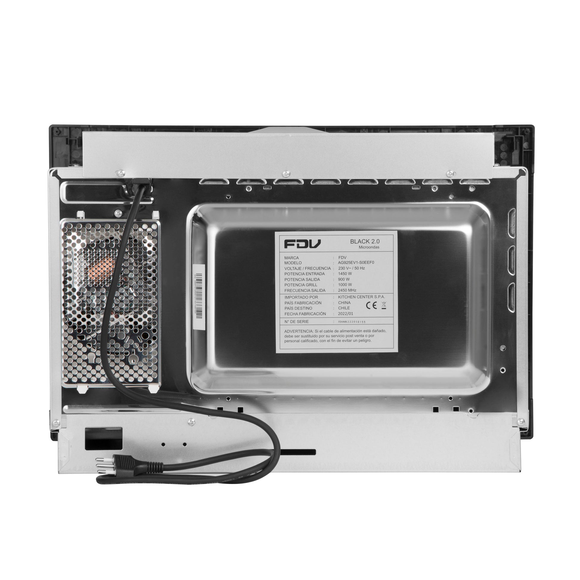 Microondas Black 2.0 24 Lts FDV - Caja Dañada-Microondas Empotrados