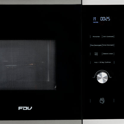 Microondas Black Pro 25 Lts FDV - Caja Dañada-Microondas Empotrados