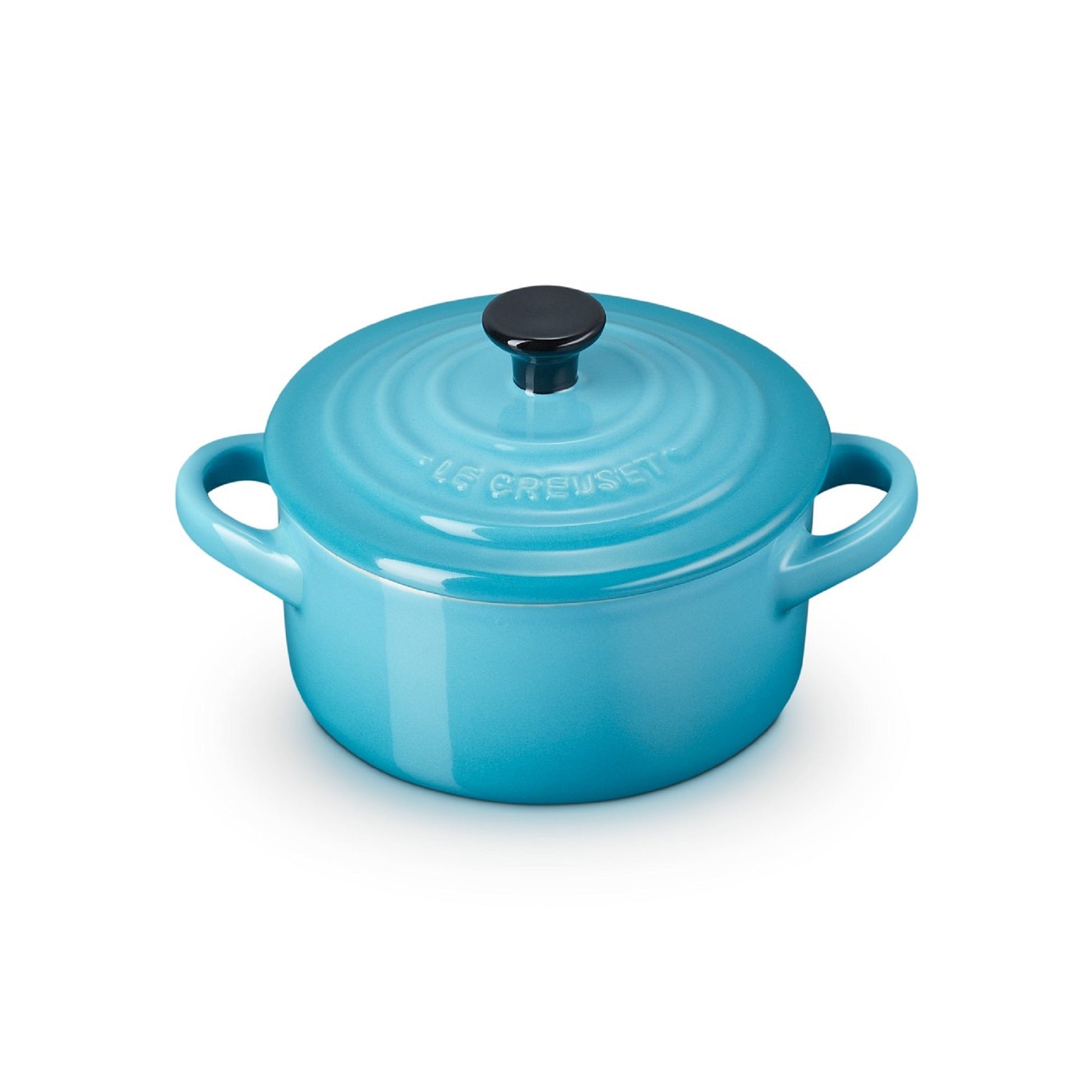 Mini Cocotte Redonda 10 Cm Le Creuset9#Turquesa