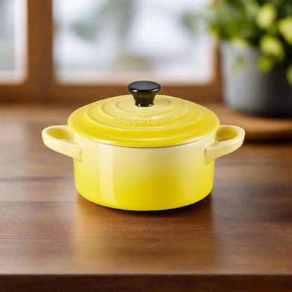 Mini Cocotte Redonda 10 Cm Le Creuset10#Amarillo