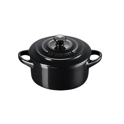 Mini Cocotte Redonda 10 Cm Le Creuset7#Negro