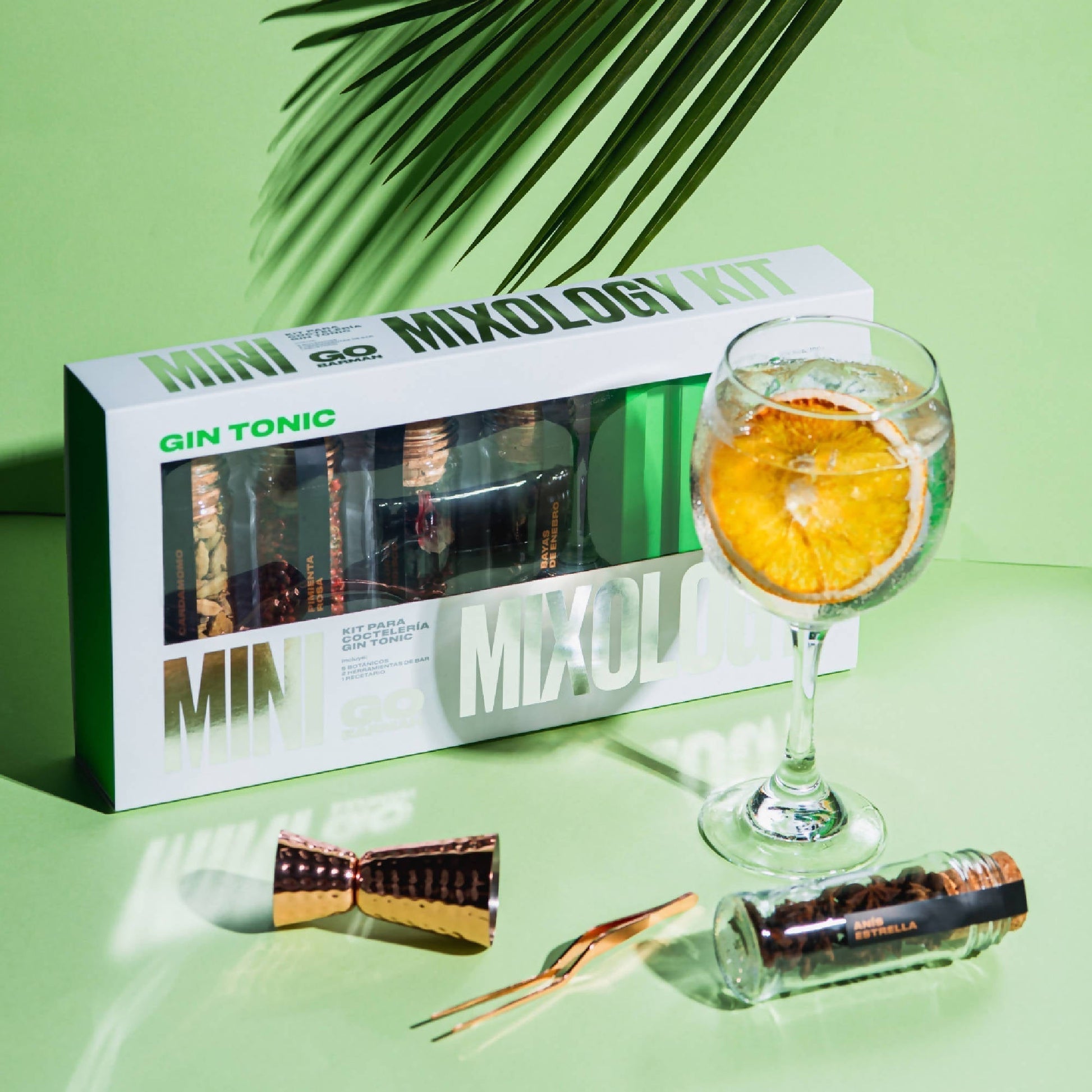 Mini Mixology Kit Gin Tonic Grab&Go Go Barman3#Sin color