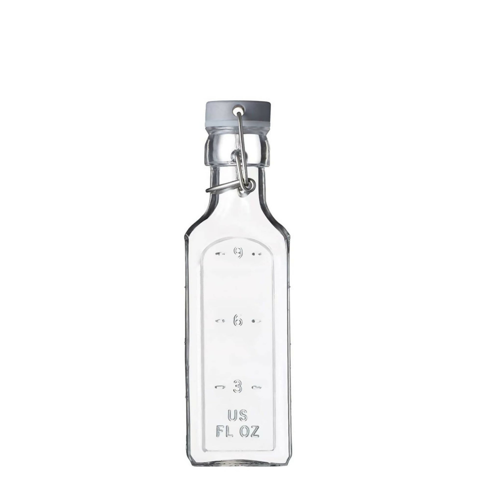 Set 2 Botellas Tapa Gris con Cierre Clip 0.3 Lts4#Sin Color