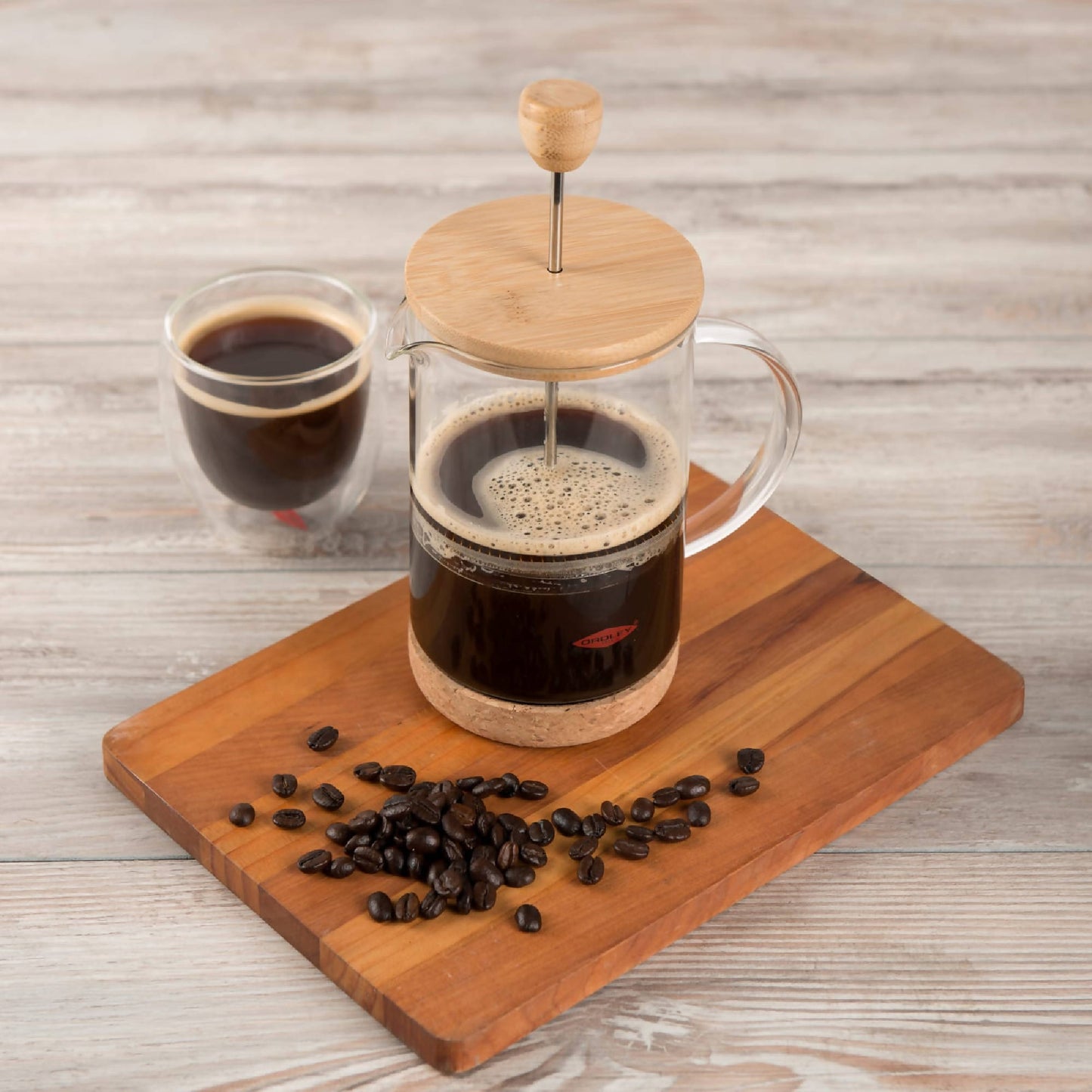 Prensa Francesa Cafeteras Ferrara 1000 Ml Oroley1#Sin Color