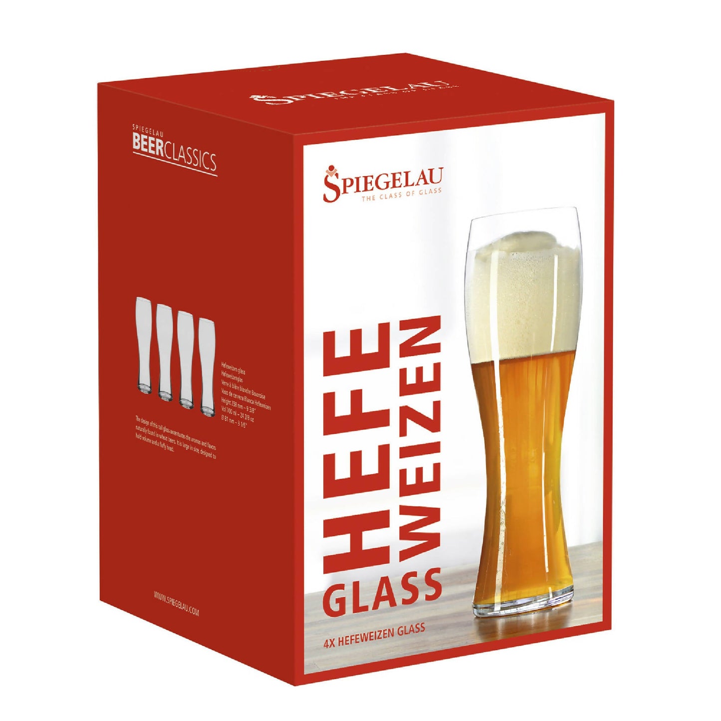 Set 4 Copas Cerveza Hefeweizen Spiegelau3#Sin Color