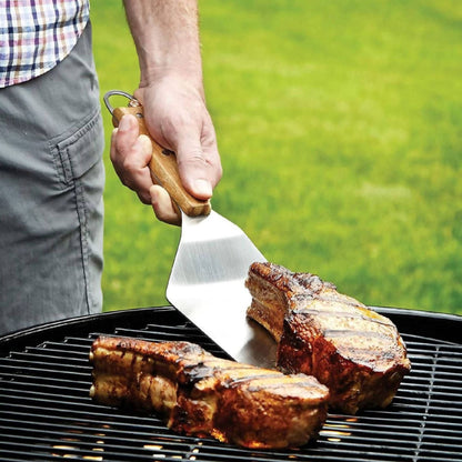 Espátula Extra Grande Acero Inoxidable3#Café