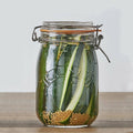 Set 2 Frascos Redondos con Cierre Clip 1 Lt Kilner1#Sin Color