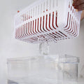 Organizador De Refrigerador Con Cesta Clear Fresh 30 x 15 x 13 Cm Ou2#Sin color