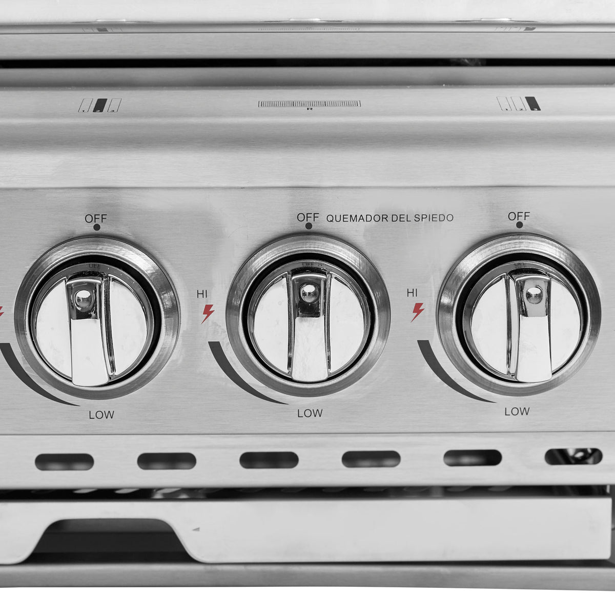 Parrilla Deluxe 3Q Gas Licuado + Spiedo FDV - Caja Dañada-Parrillas a Gas