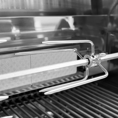 Parrilla Deluxe 3Q Gas Licuado + Spiedo FDV - Caja Dañada-Parrillas a Gas