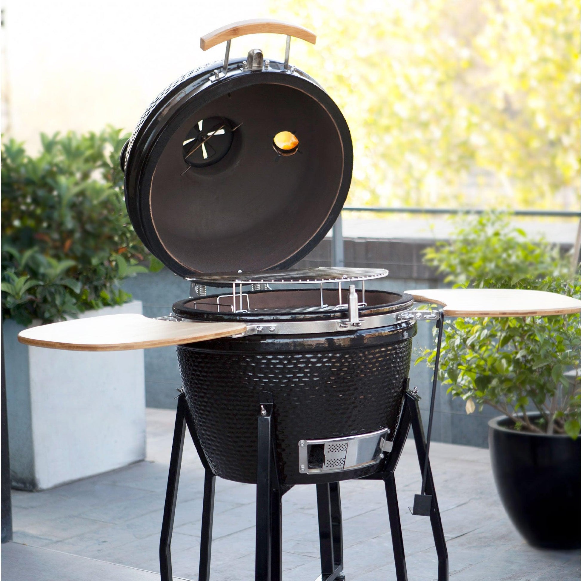 Parrilla Kamado Tokio Ahumador 56 cm FDV - Caja Dañada-Parrillas a Carbón