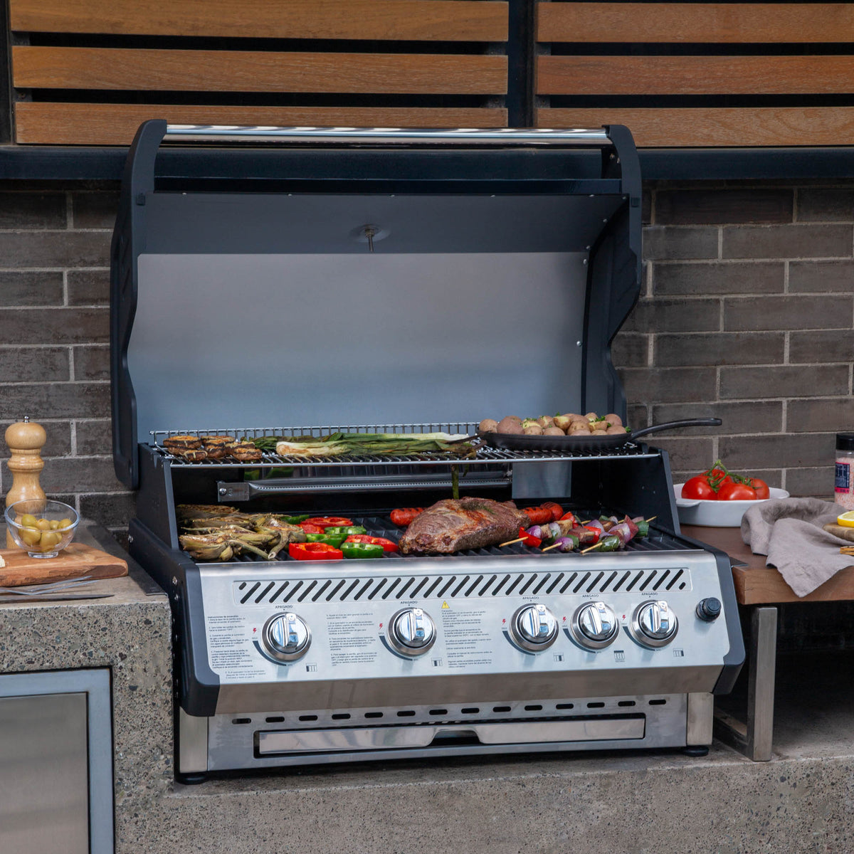 Parrilla Select 5Q Gas Licuado FDV - Caja Dañada-Parrillas a Gas