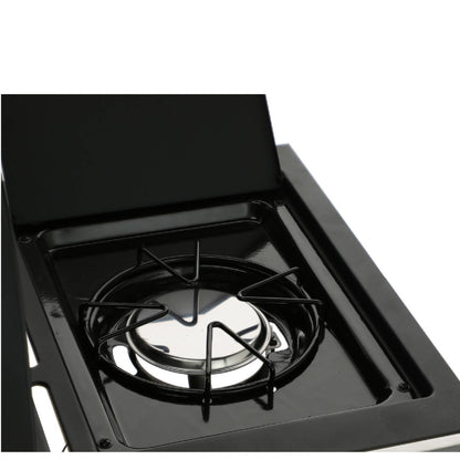 Parrilla Illinois 5 Quemadores + Quemador Lateral BBQ501GCQL BBQ Grill3#Negro