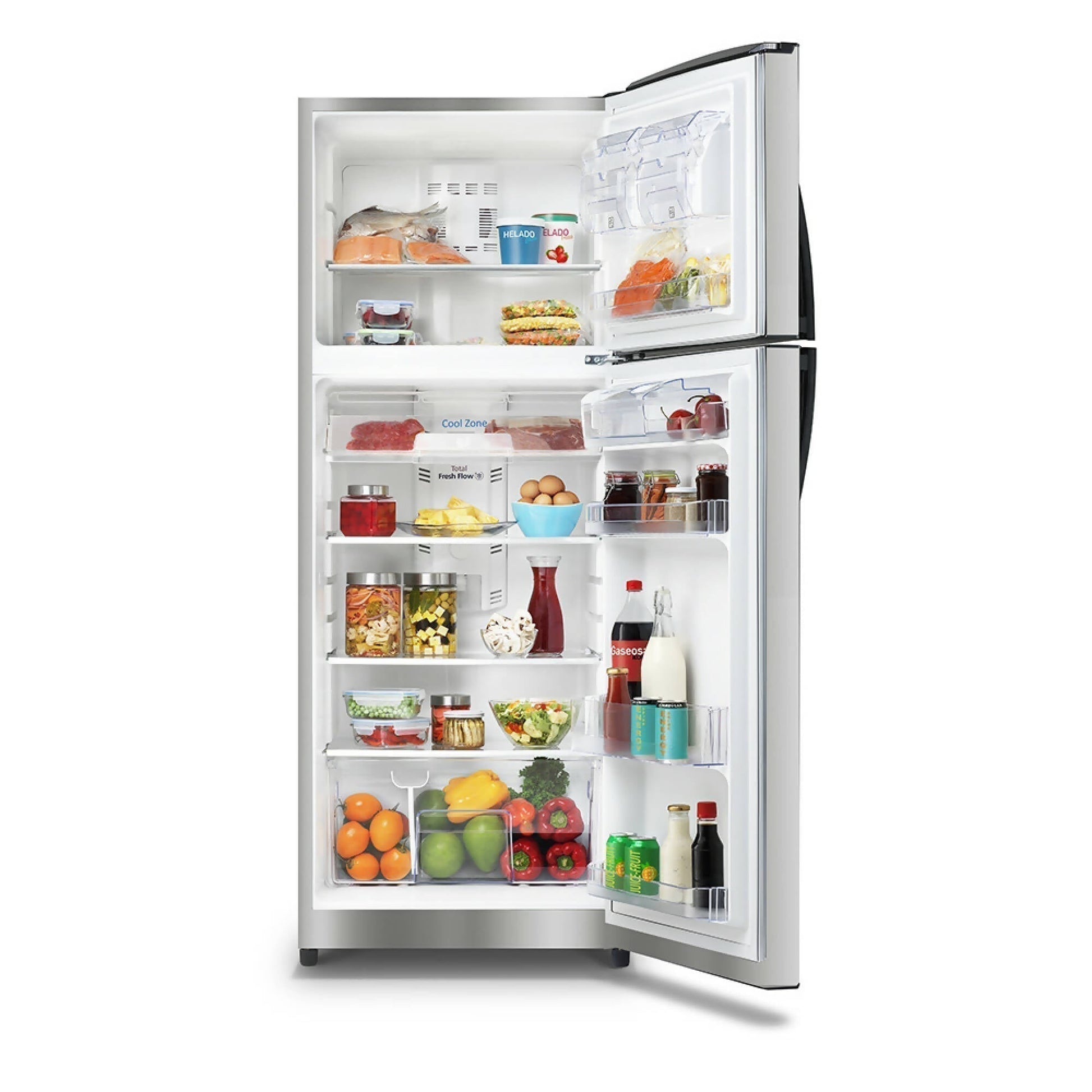 Refrigerador Top Freezer RMP410FZUU 400 Lts Mabe2#Acero