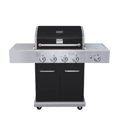 Parrilla Texas Black 4 Quemadores + Quemador Lateral BBQ401GCIB BBQ Grill2#Negro
