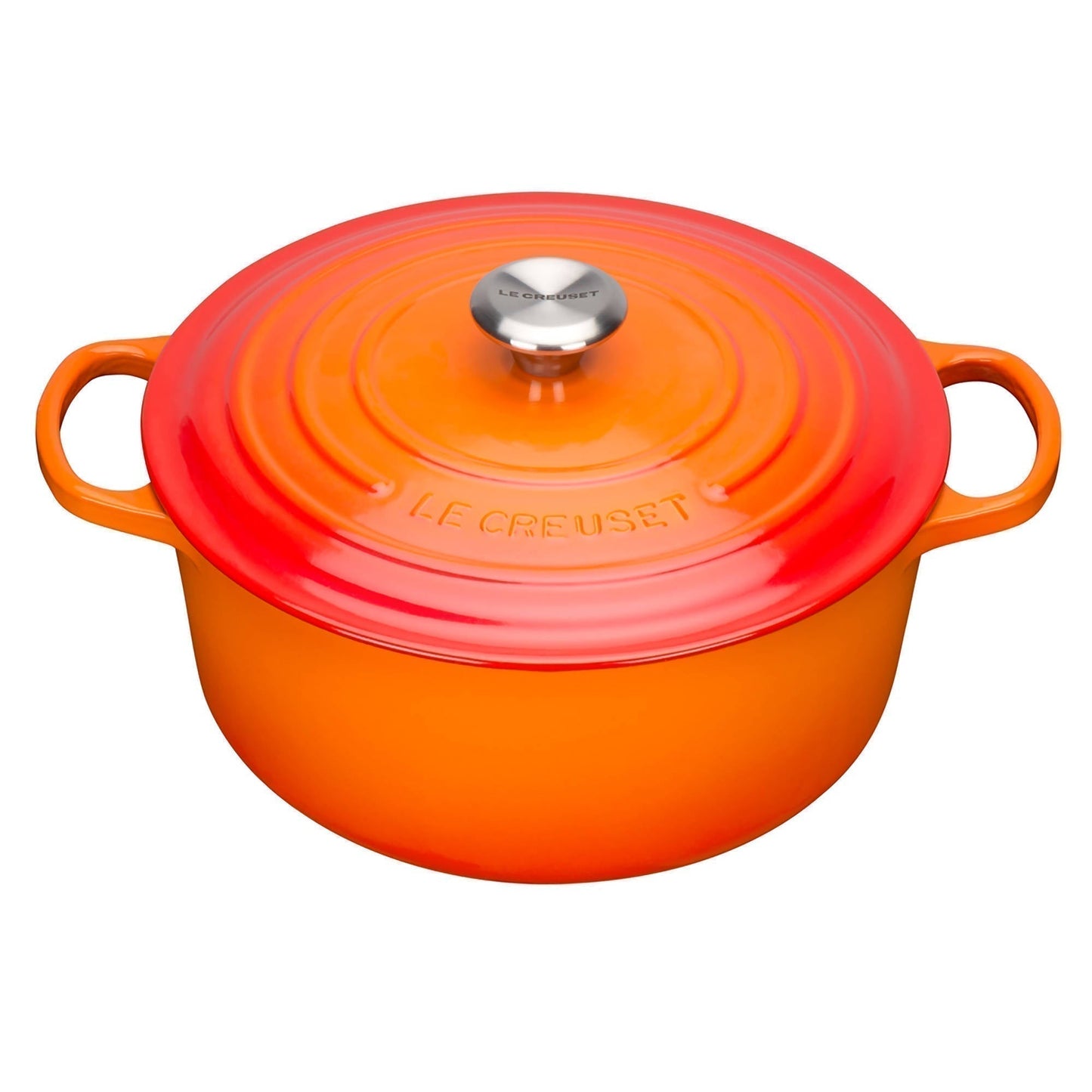 Cocotte Redonda 24 Cm Le Creuset5#Naranjo