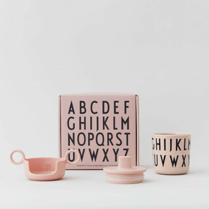 Set Taza Melamina2#Rosado