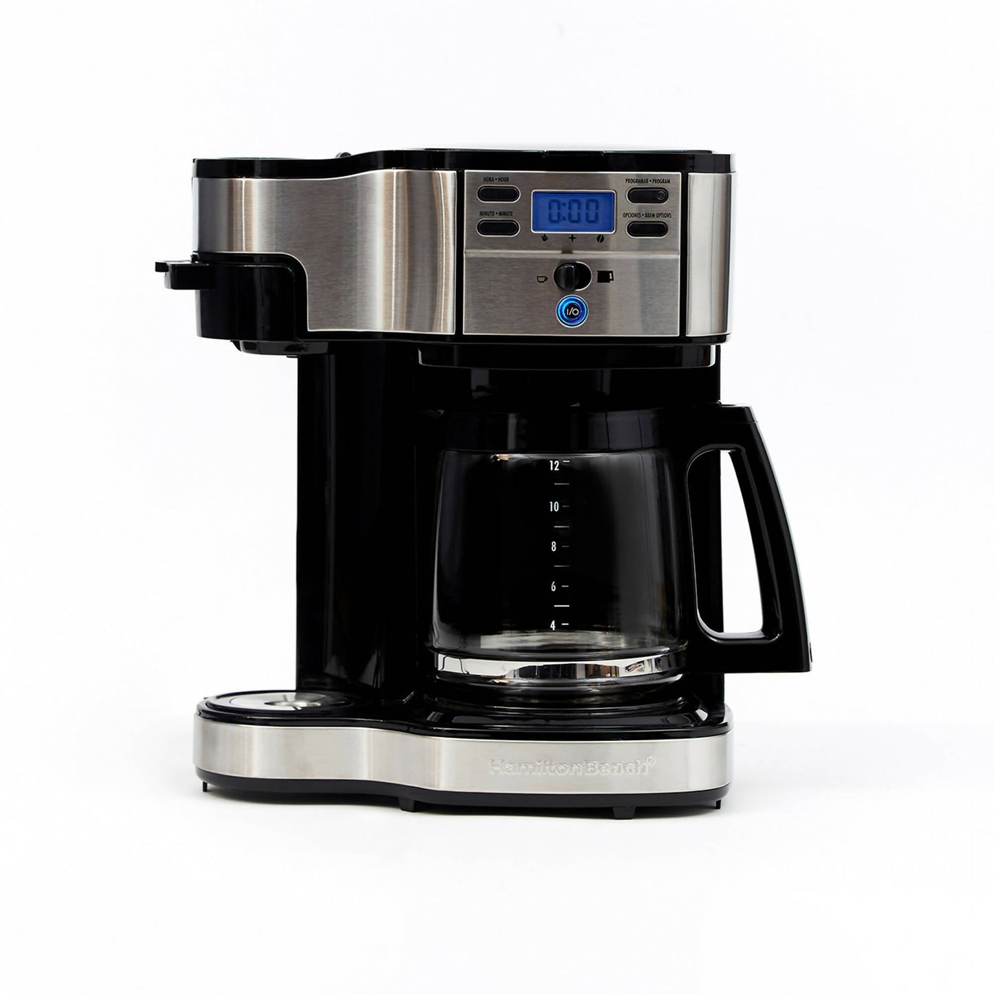 Cafetera Programable 49980-CL Doble Función Espresso + Americana Hamilton Beach11#Negro