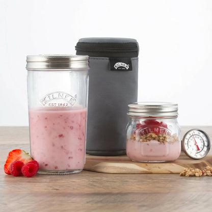 Set Frasco Para Preparar Yoghurt1#Gris