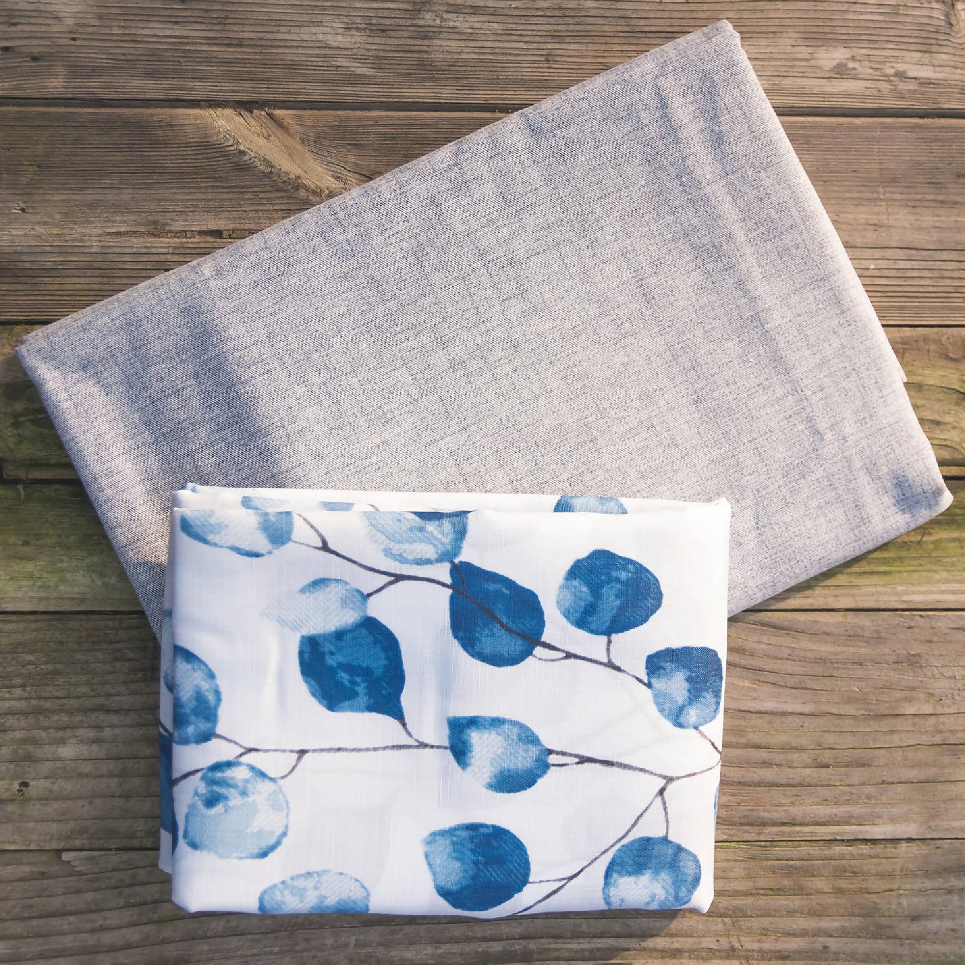 Set Mantel Género + Mantel Antimanchas Decoexpress1#Azul