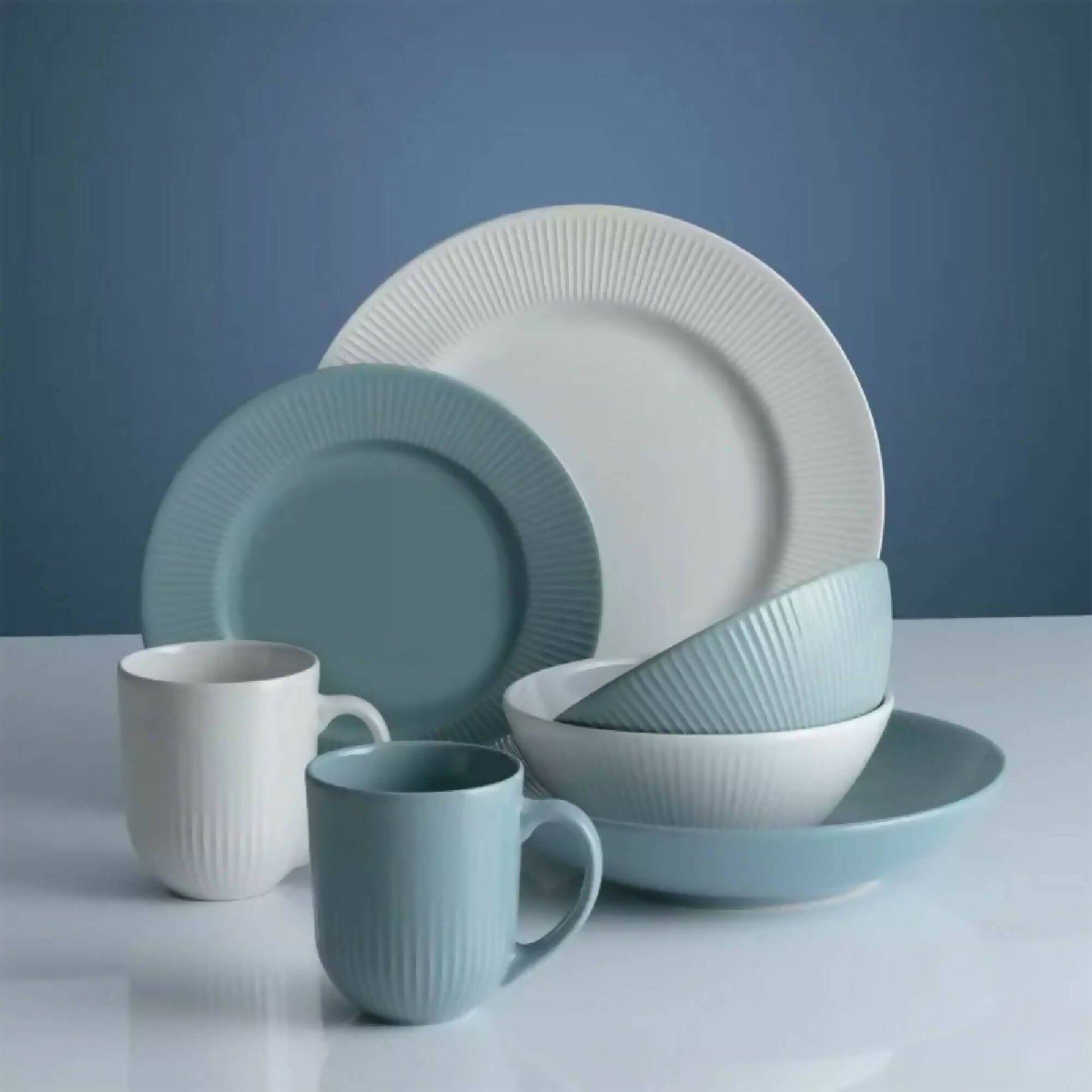 Plato Linear Pasta 23 cm Mason Cash3#Blanco