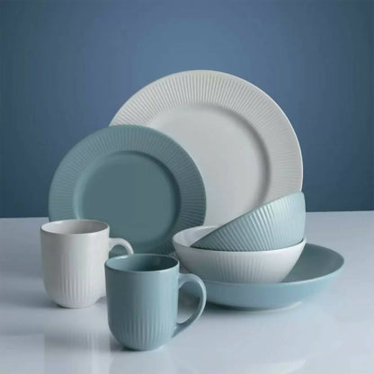 Plato Linear Pasta 23 cm Mason Cash3#Blanco