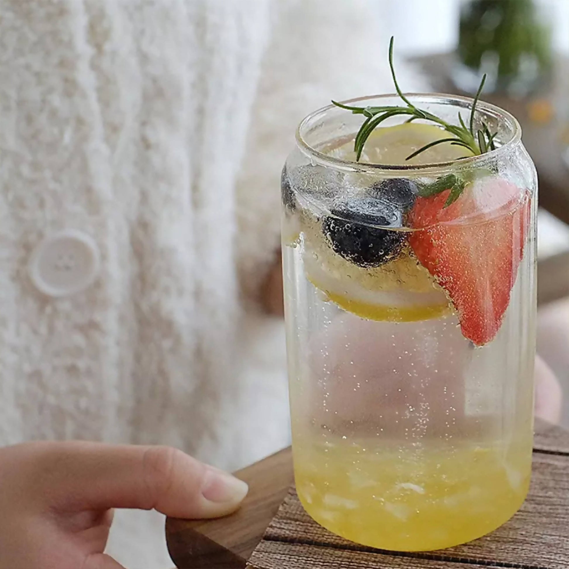 Set 2 Vasos Vidrio Borosilicato 550 ml Simplit2#Sin color