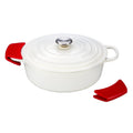 Set 2 protectores silicona p/asas Le Creuset1#Rojo
