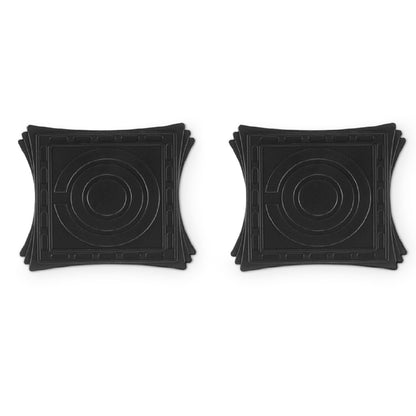Set 2 salvamanteles silicona magnético Le Creuset1#Negro