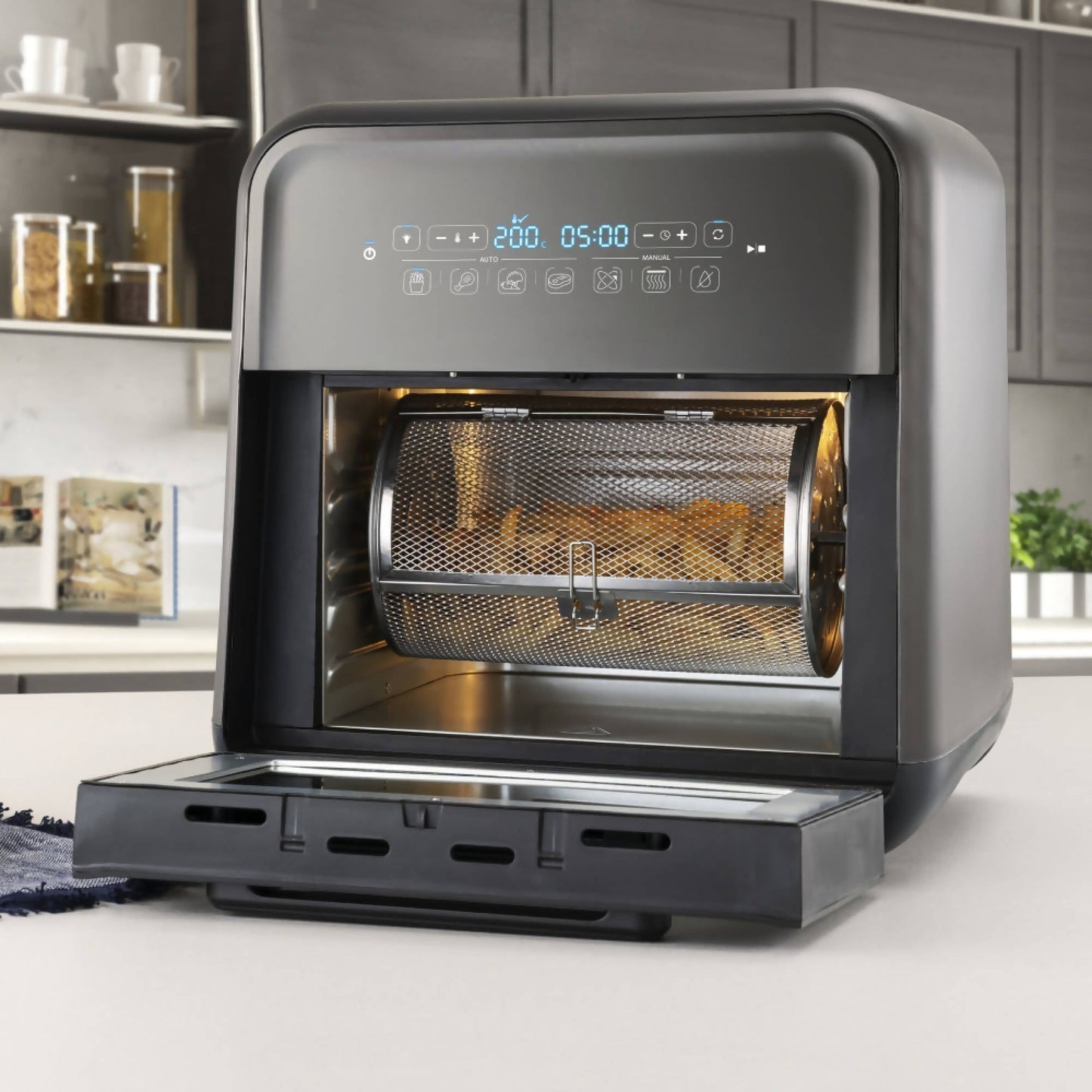 Super Freidora Aire 10 Lts CKSTAFOV3 Oster1#Negro