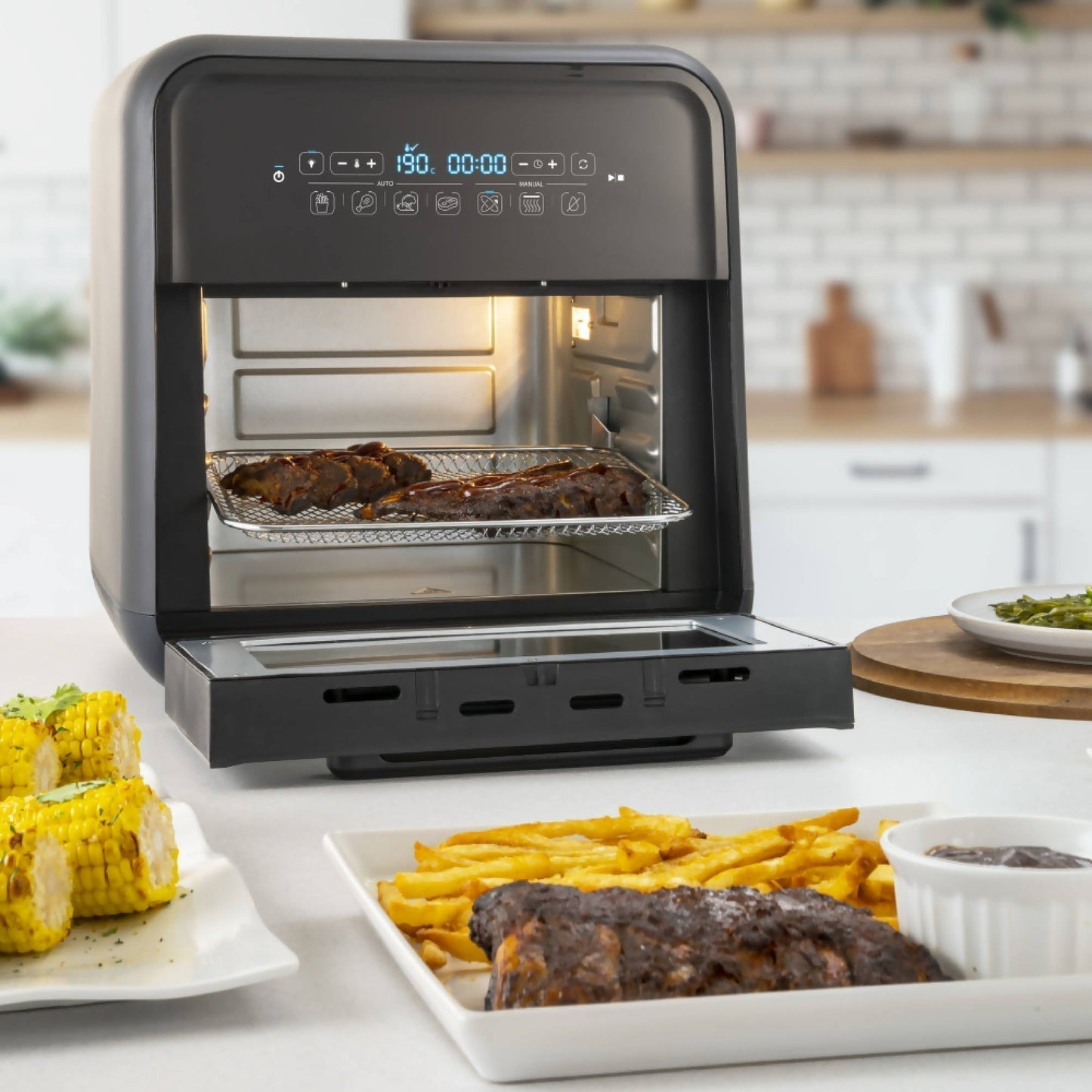 Super Freidora Aire 10 Lts CKSTAFOV3 Oster5#Negro