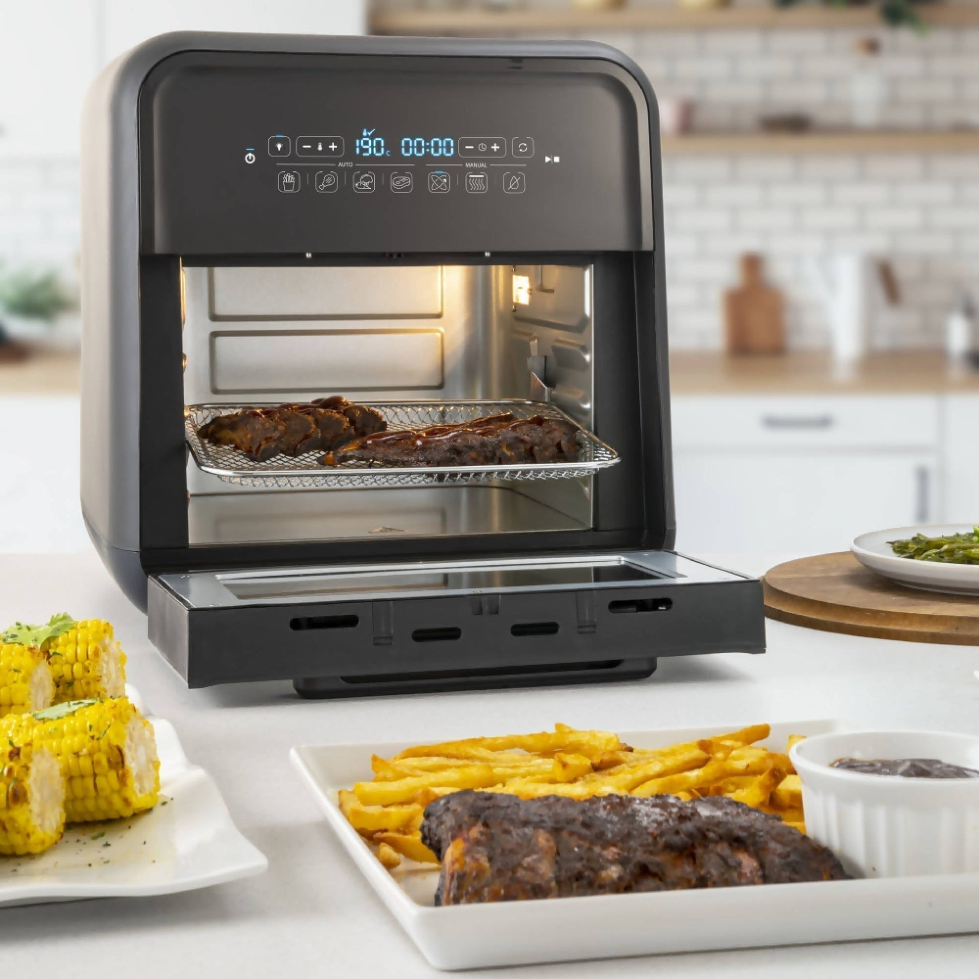 Super Freidora Aire 10 Lts CKSTAFOV3 Oster5#Negro