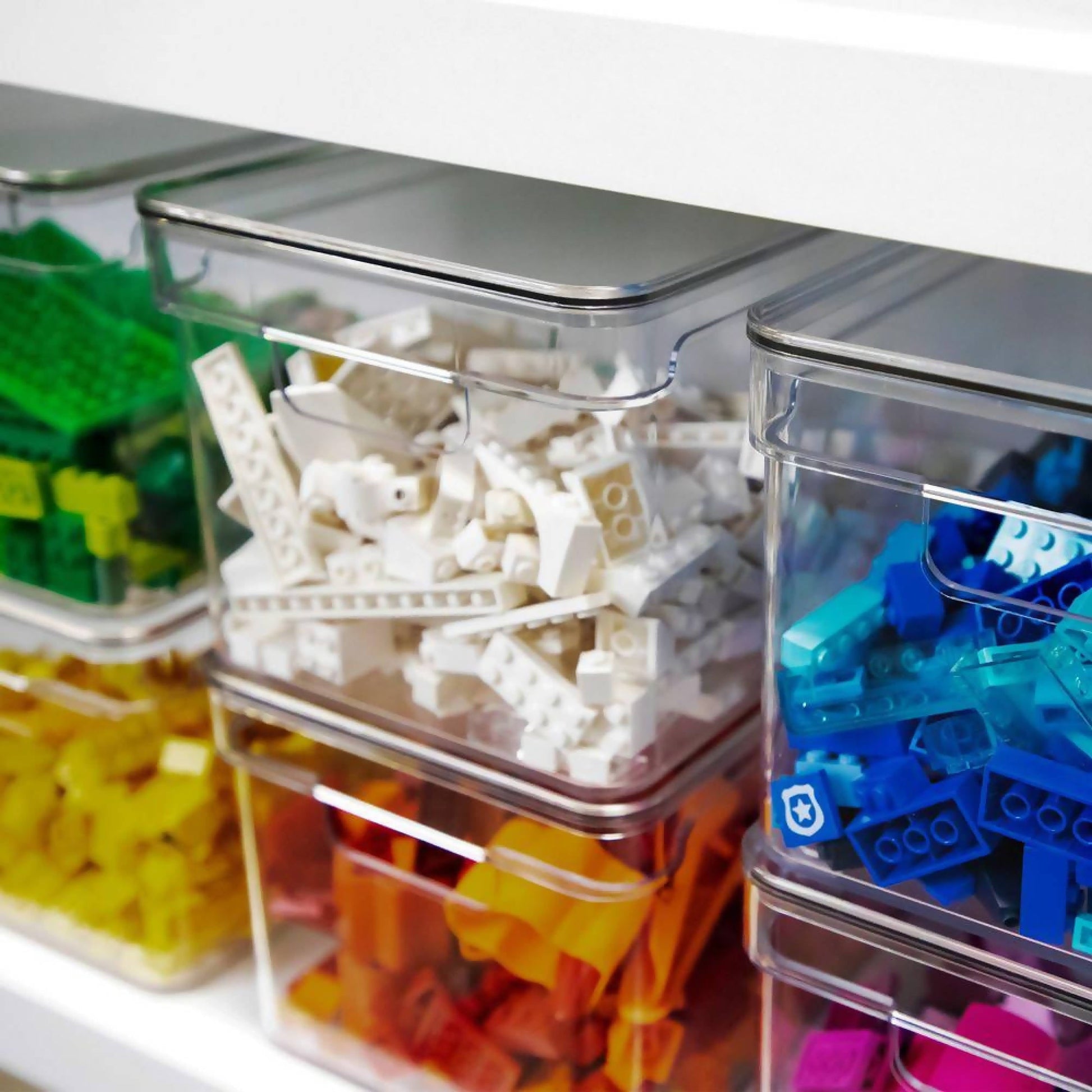 Organizador Despensa con Tapa Clear 30 X 15 X 13 cm Ou3#Sin color