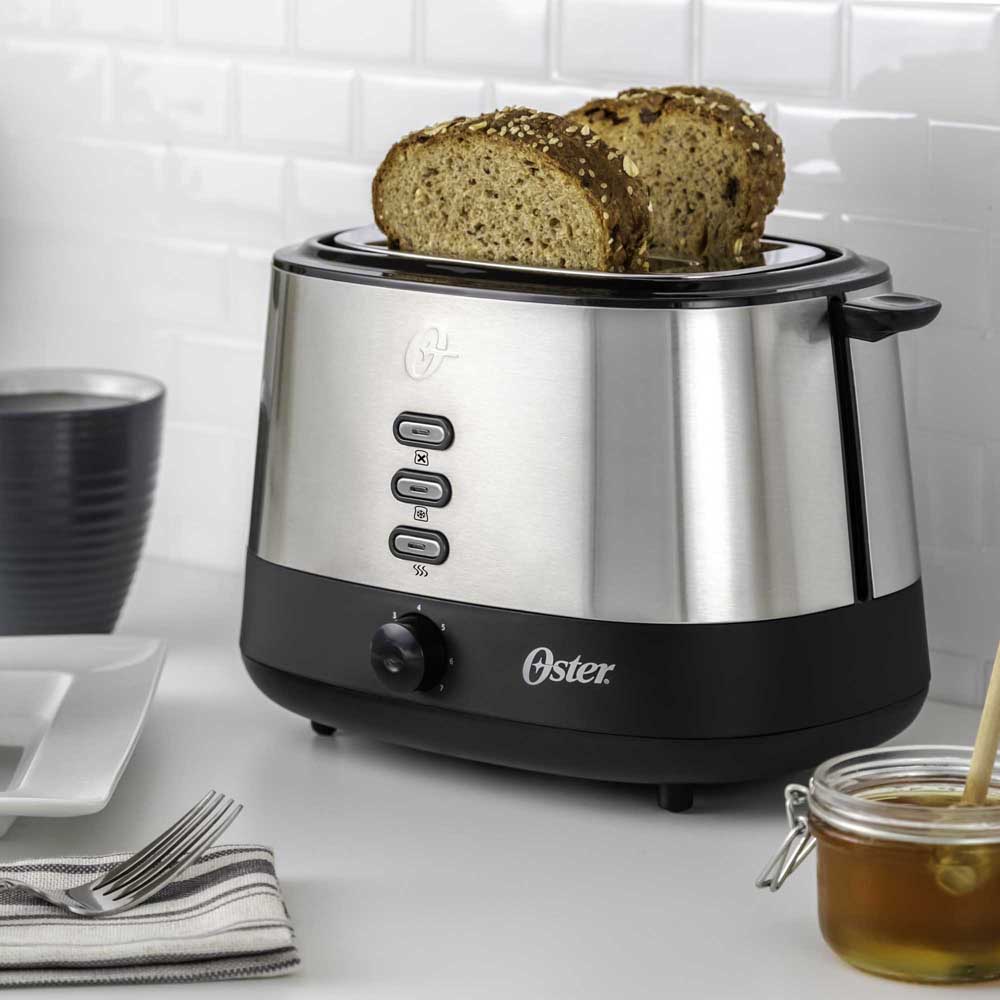 Tostador 2 Rebanadas Acero Inoxidable TSSTTR500 Oster2#Gris