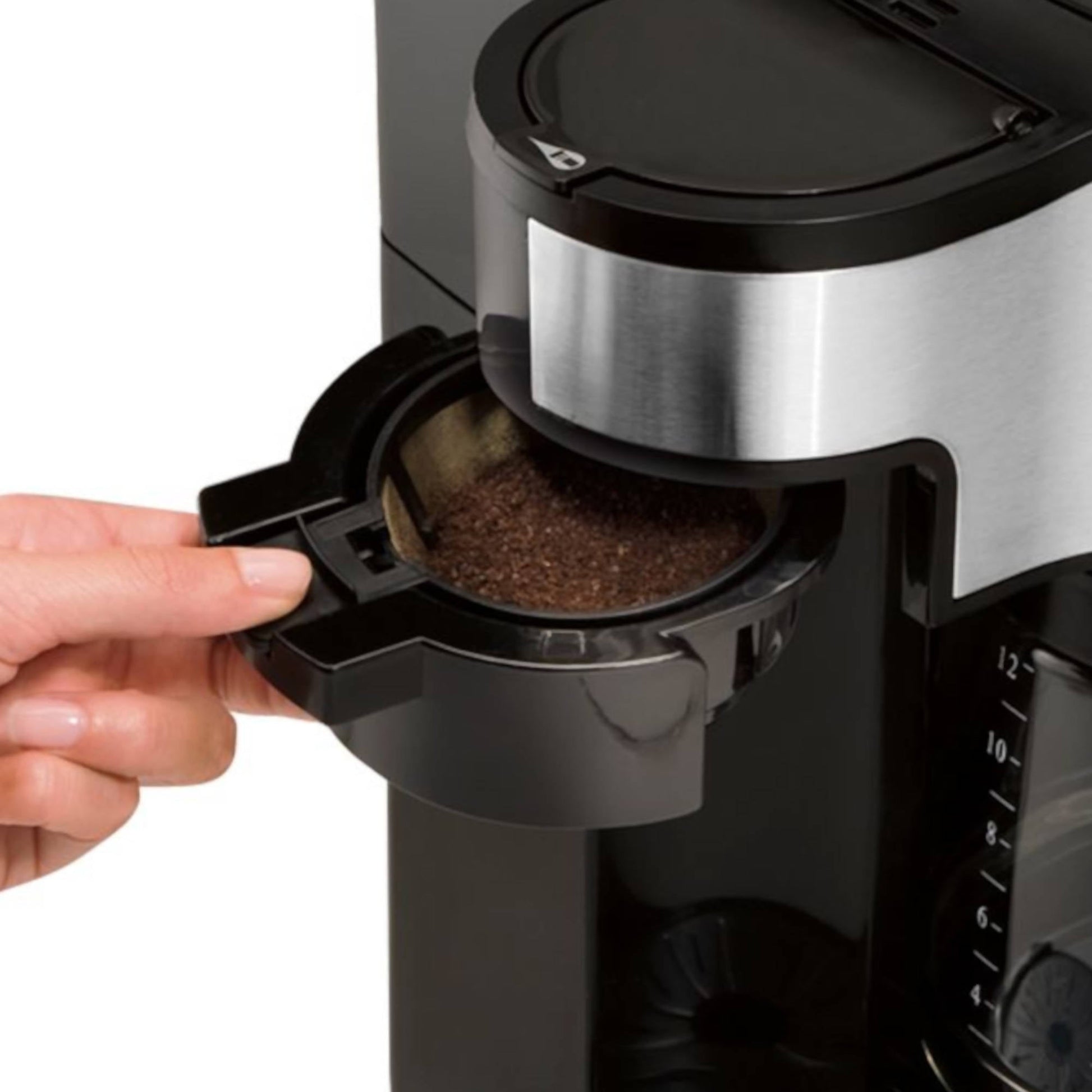 Cafetera Programable 49980-CL Doble Función Espresso + Americana Hamilton Beach6#Negro