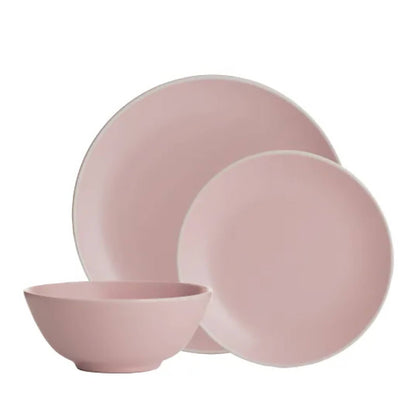 Juego Loza Classic Collection 12 Pzs Mason Cash8#Rosado