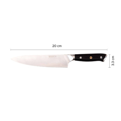Cuchillo Profesional Parrillero Bosca4#Negro
