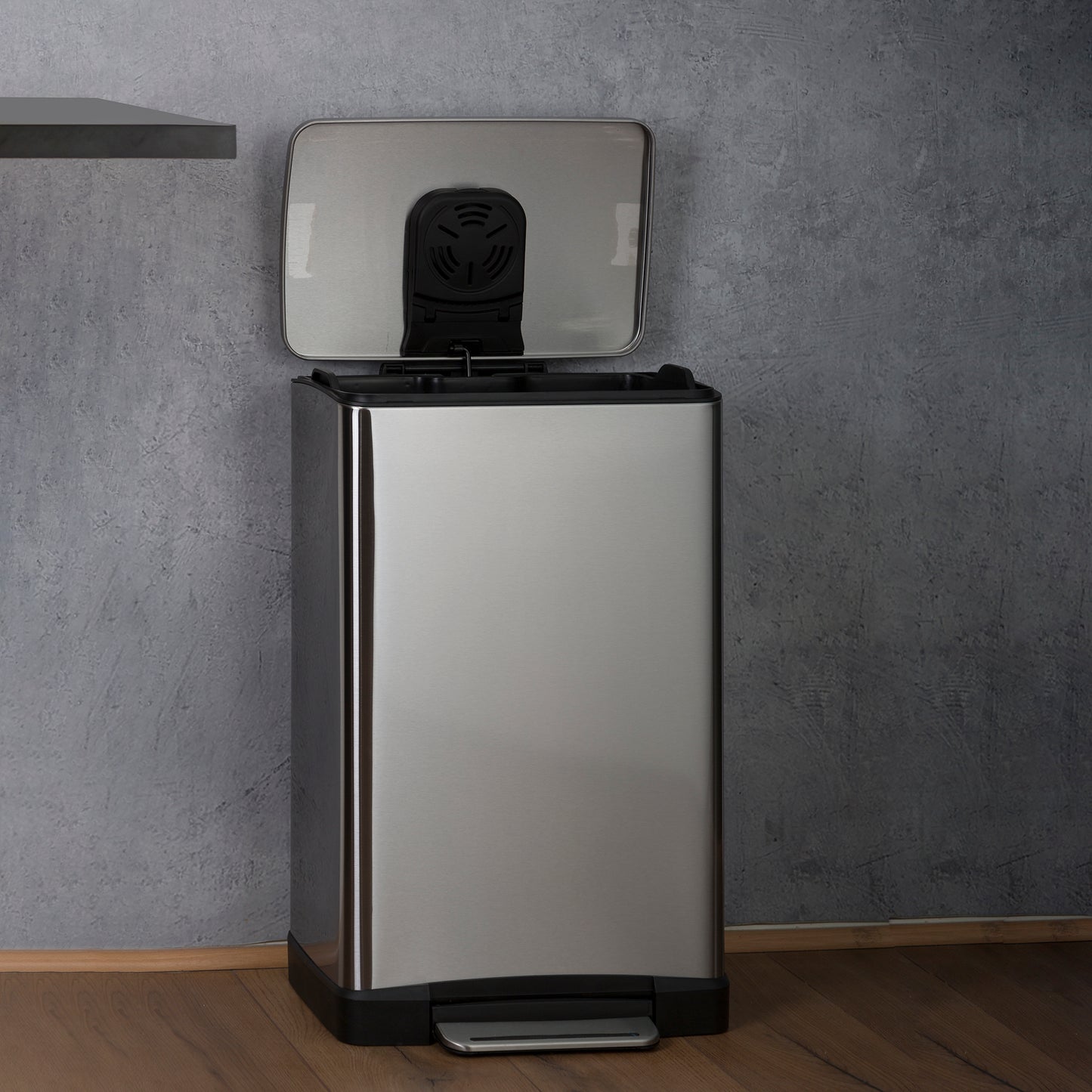 Basurero Rect Pedal 40 Lt EKO