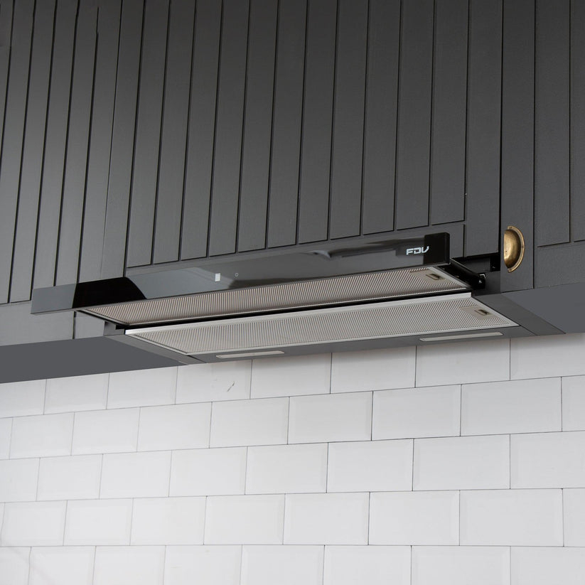 Campana Bajo Mueble Urban Black 90 cm 500 m3/h FDV