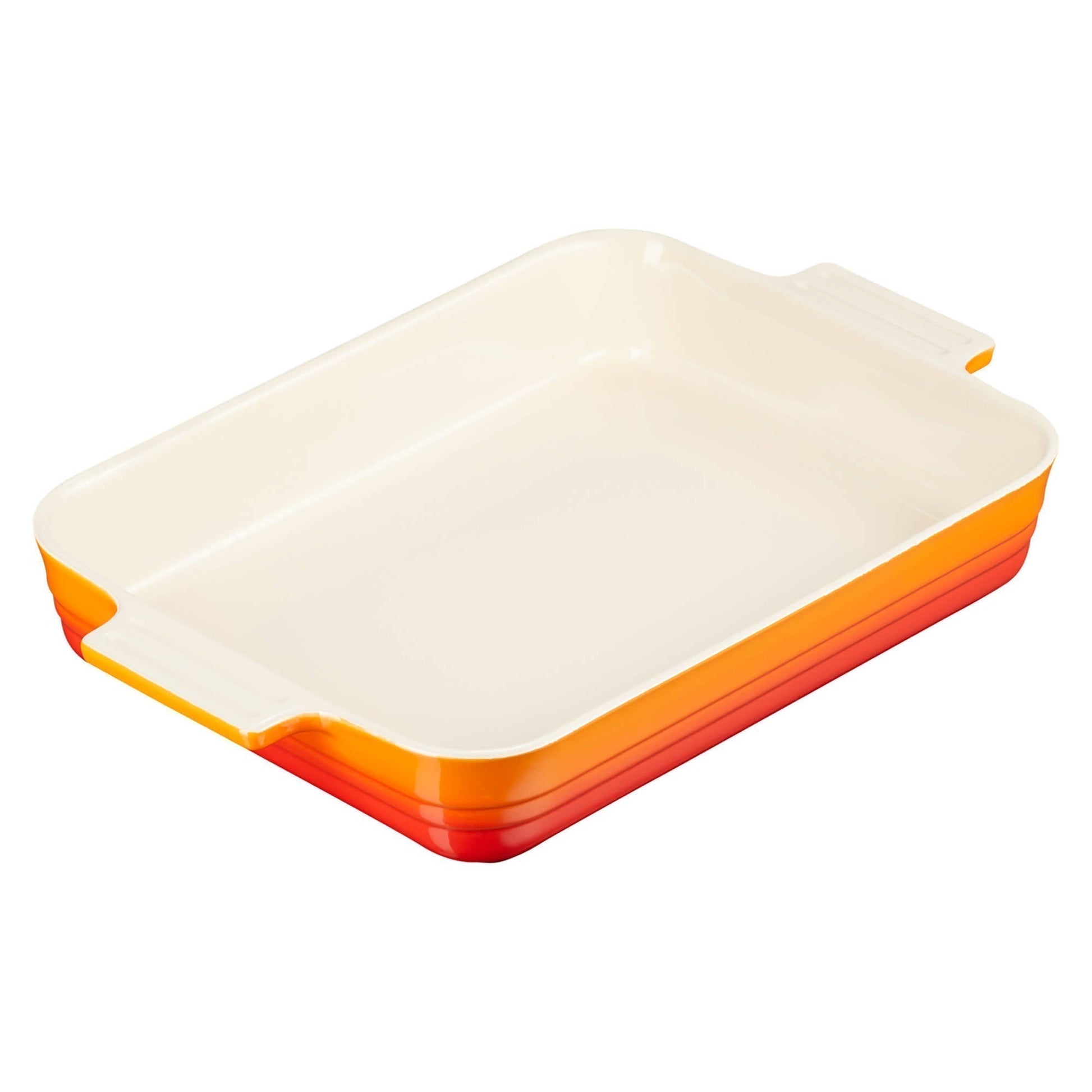 Fuente Rectangular 32 Cm Le Creuset2#Naranjo