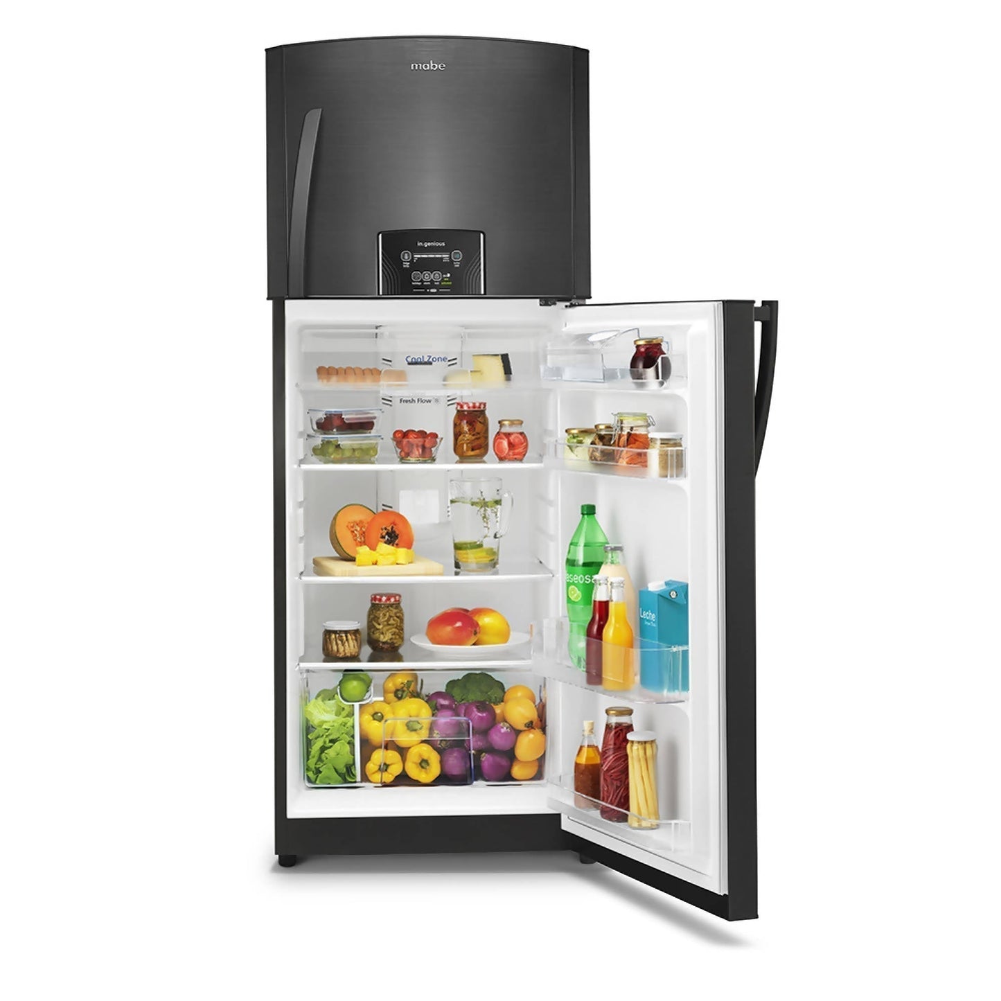 Refrigerador Top Freezer RMP410FZUC 400 Lts Mabe7#Negro