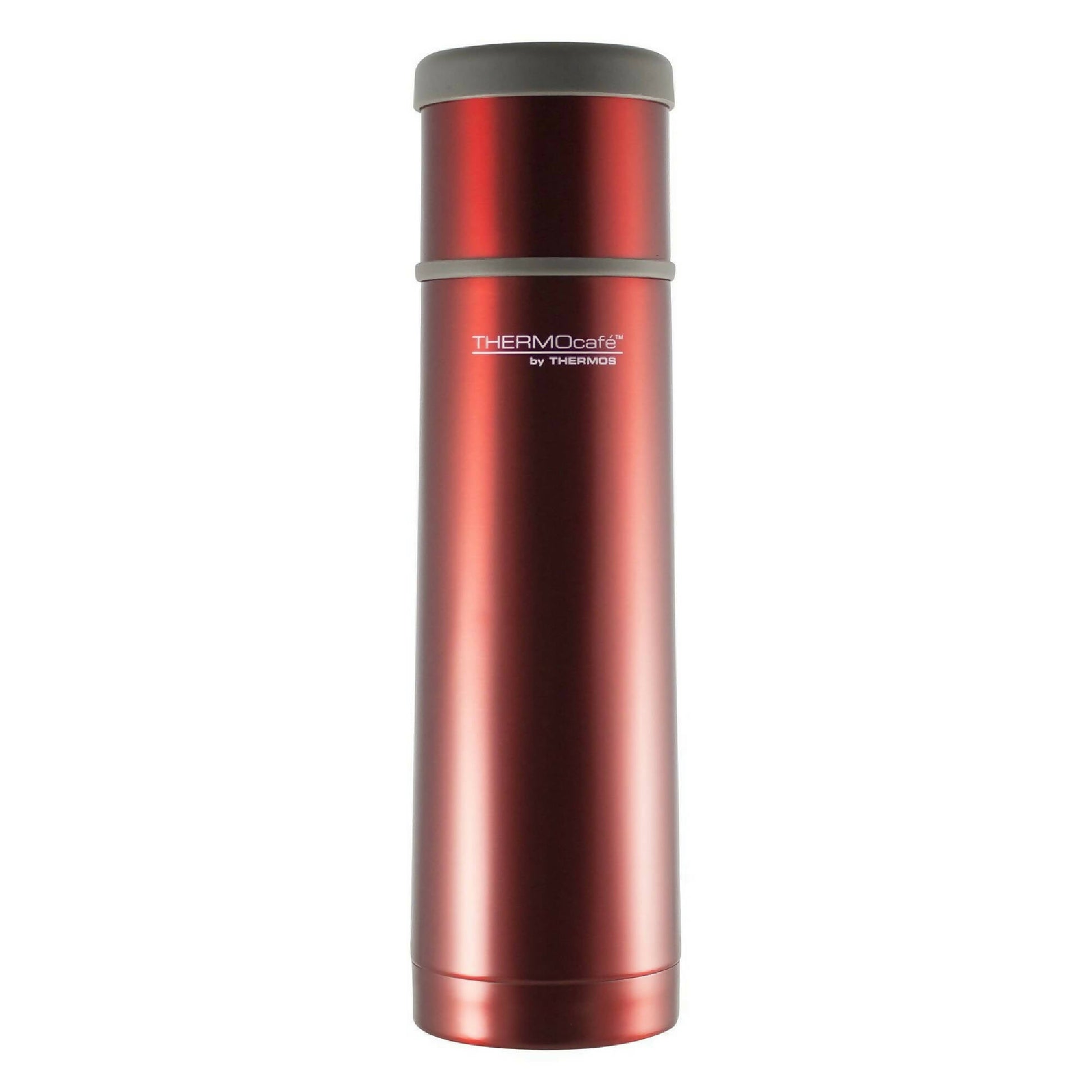 Termo Líquido Tapa Plana Acero Inoxidable 1 Lt2#Rojo